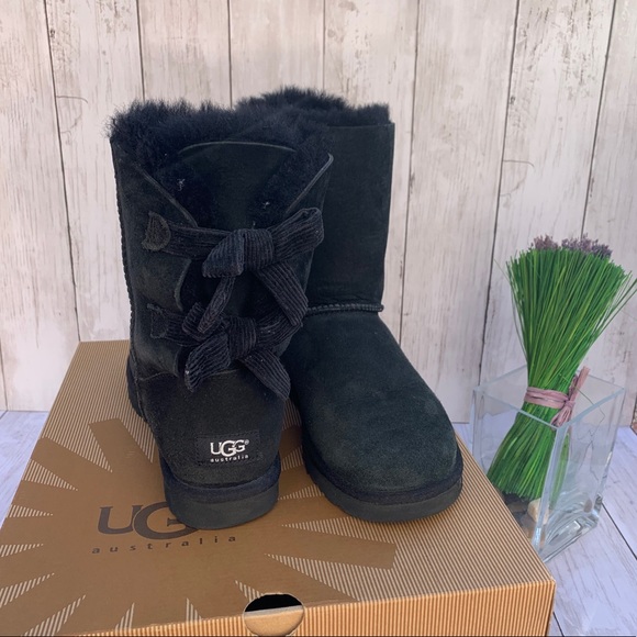 UGG Shoes - UGG CORDUROY BAILEY BOW BOOTS